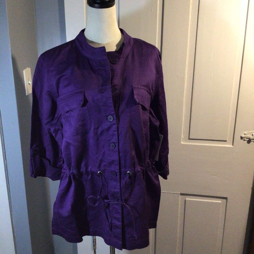 Chico’s Linen Shacket  JT